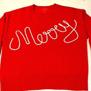 “Merry” Joyland medium cable knit sweater